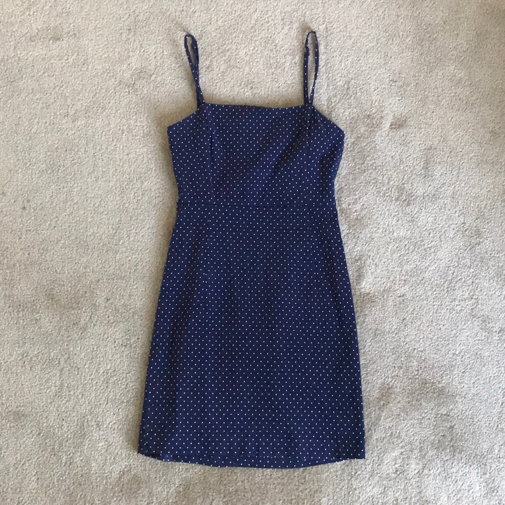 Casual polka dot bodycon dress